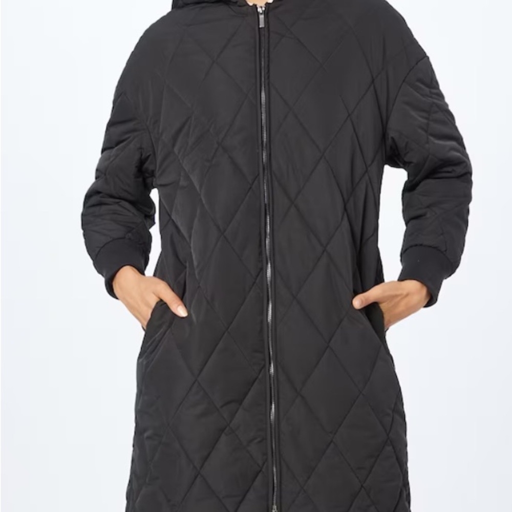 DKNY Black Quilted Jacket